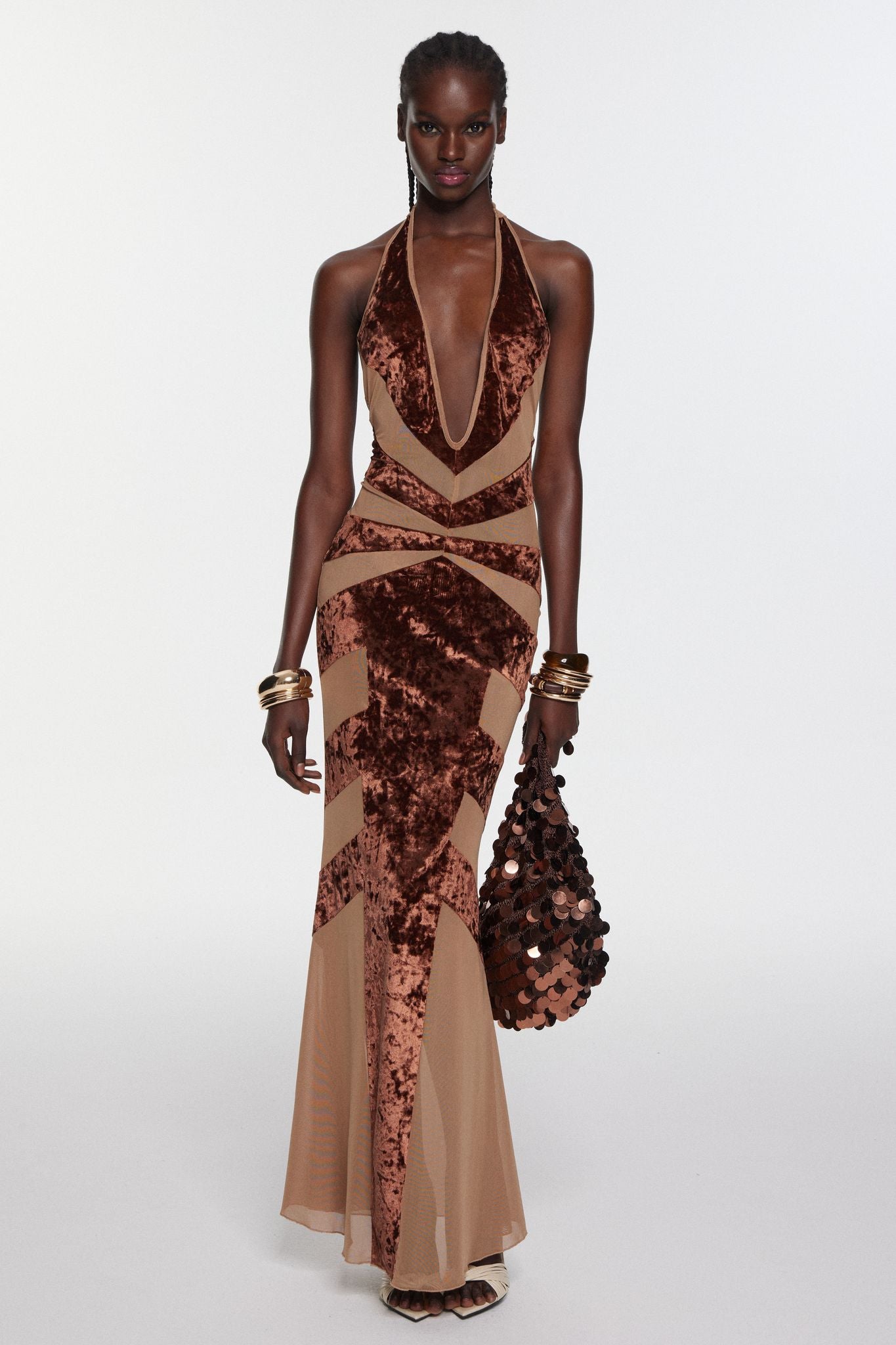 Ginevra Dress - Brown